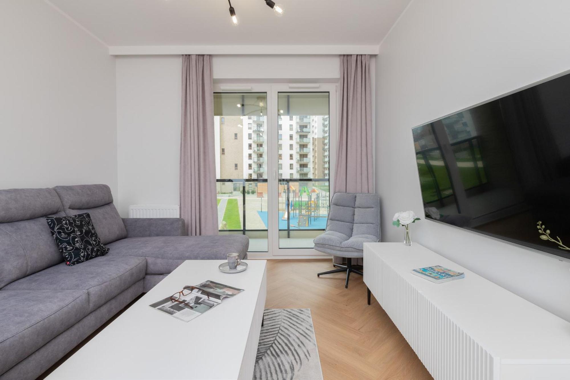 Nowa Letnica Comfortable Apartments With Balcony & Parking Gdansk By Noclegi Renters מראה חיצוני תמונה